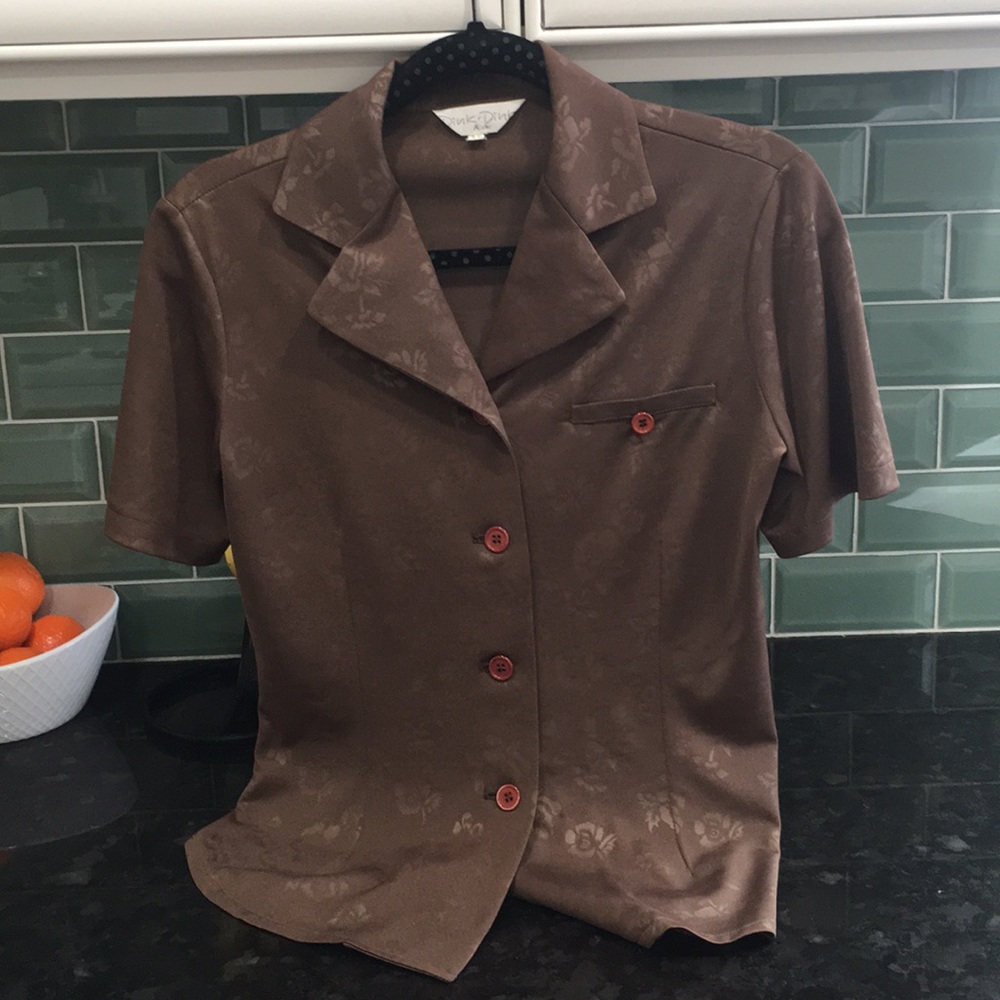 Rose vintage blouse